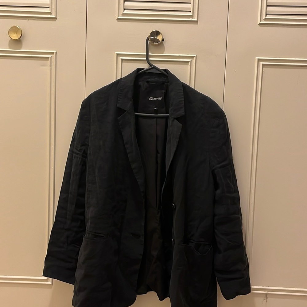 Madewell Relaxed Blazer Black